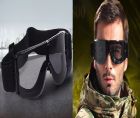 Sport Windproof Motorcycle Riding Airsoft Combat Men Tactical Military Ballistic EYE-SHIELD Shooting Proof Goggles With 3 Replacement Lenses